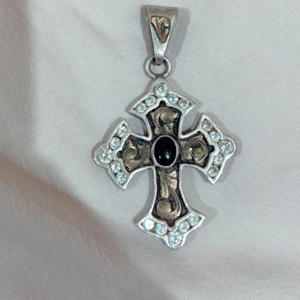 Hyo Silver Cross Pendant